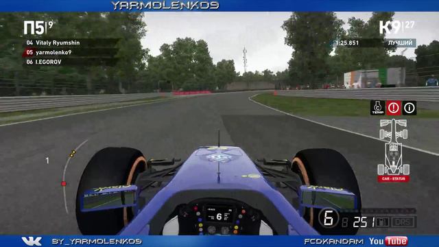 Formula 1 Open Сhampionship™. Гран-при Италии. Раунд 6 смотреть онлайн