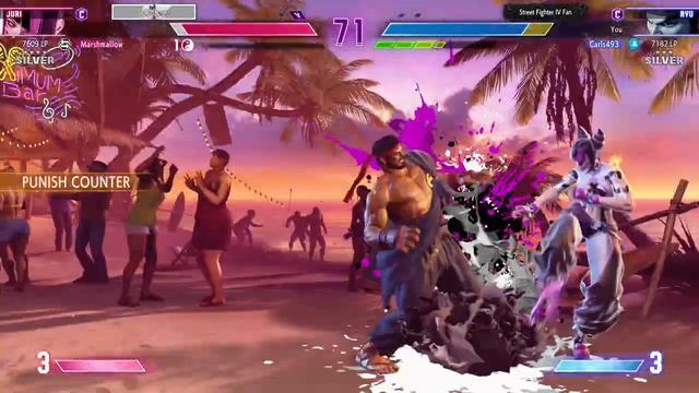 Street Fighter 6: Match #26 (Ranked): Carls493 (Ryu) Vs. Marshmallow (Juri) смотреть онлайн