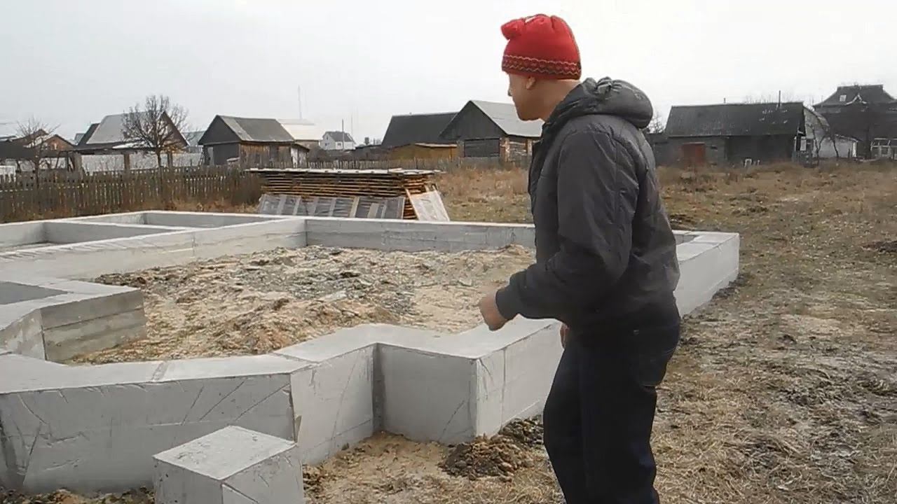 Фундамент для дома,после зимы смотреть онлайн