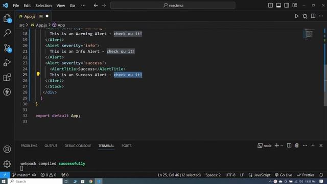 How To Use Material UI Alert Component In React JS Tutorial #14 | Material UI V5 смотреть онлайн