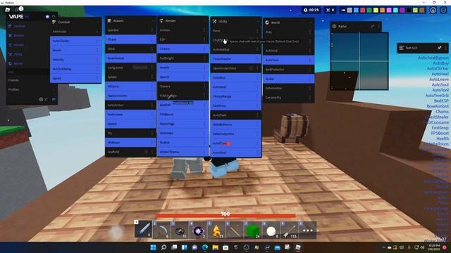 NEW hack for skywars mode in bedwars roblox! Chest steal, spawn escape, kill-all (2022 pastebin) смотреть онлайн