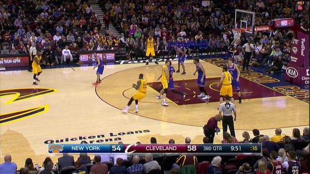 Timofey Mozgov vs NYK. 23.12.2015 смотреть онлайн