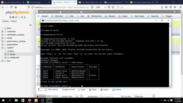 MySQL Episode 3A: Update смотреть онлайн