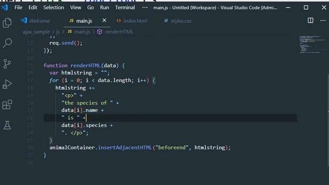 JSON and AJAX tutorial practice original video of lecture is here https://youtu.be/rJesac0_Ftw смотреть онлайн
