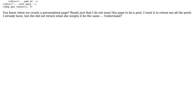 Wordpress: How to list all the posts in a personalized page? WordPress? смотреть онлайн