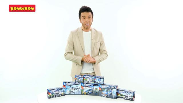 Конструкторы BONDIBON Серия "Полицейский патруль" смотреть онлайн