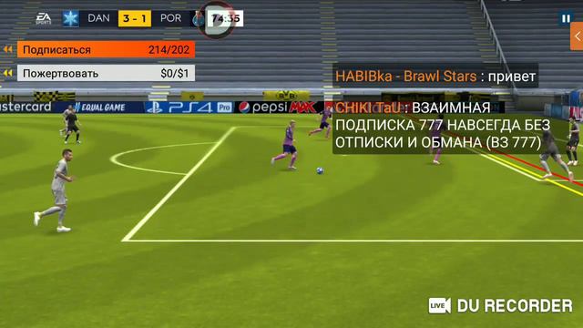 ПИАР И ВЗАИМНАЯ ПОДПИСКА!!!ПРОСТО СТРИМ ПО FIFA MOBILE 19 смотреть онлайн