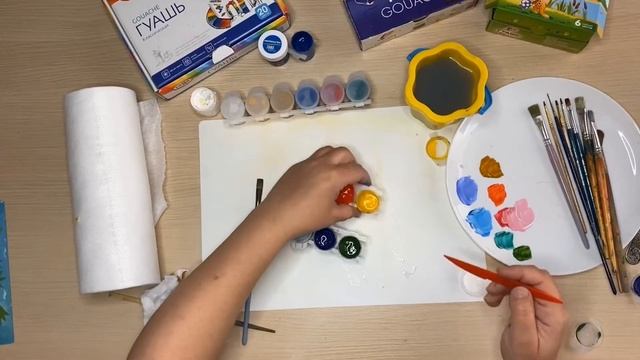 О гуаши и кистях для рисования с детьми смотреть онлайн