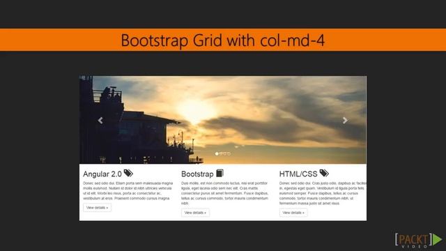 Creating Demo Application Structure Using Bootstrap Component 4 смотреть онлайн