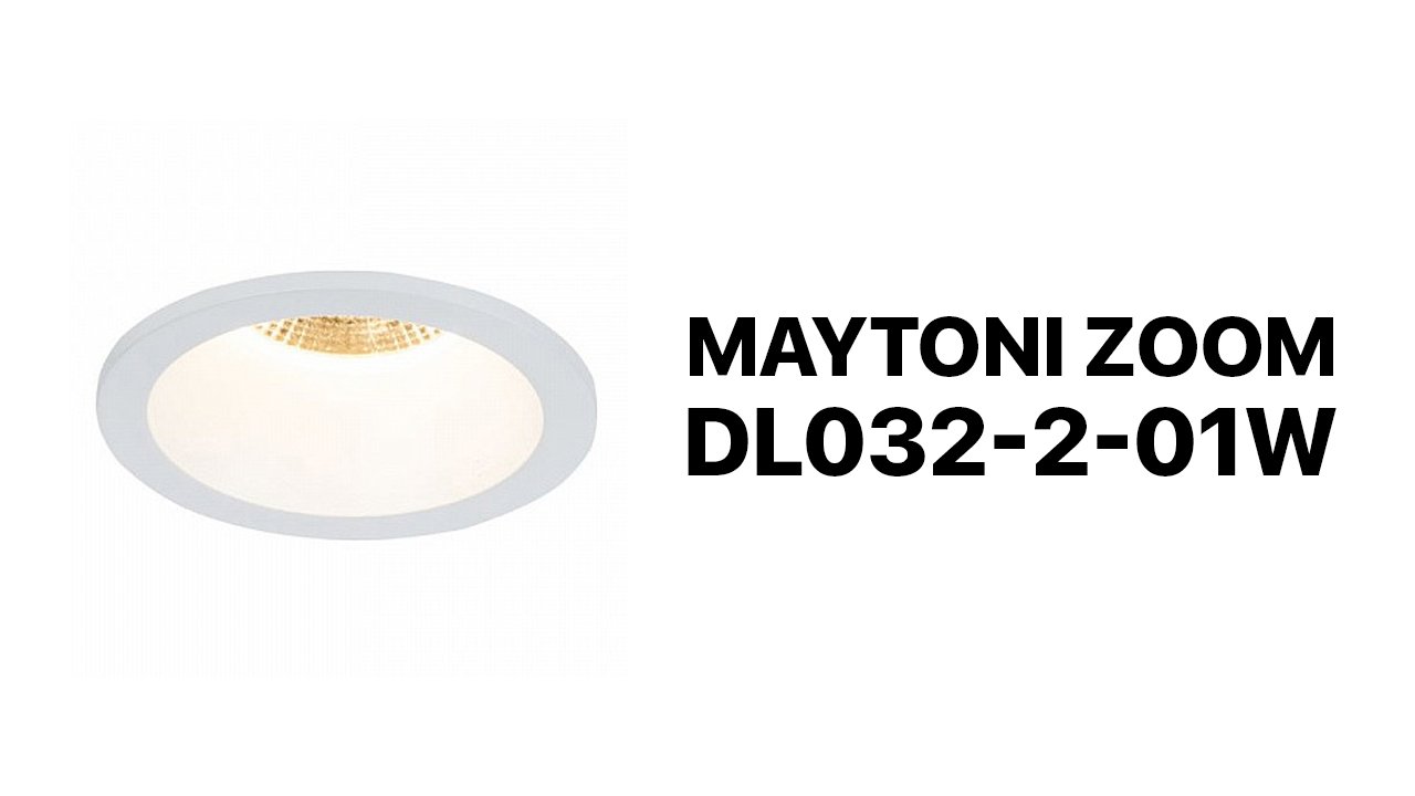 Maytoni Zoom DL032-2-01W / Точечный встраиваемый светильник смотреть онлайн