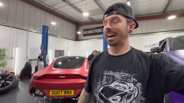 FITTING A BRUTAL EXHAUST TO THE ASTON MARTIN VANTAGE I REBUILT смотреть онлайн