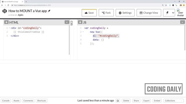 How to Mount a Vue App смотреть онлайн