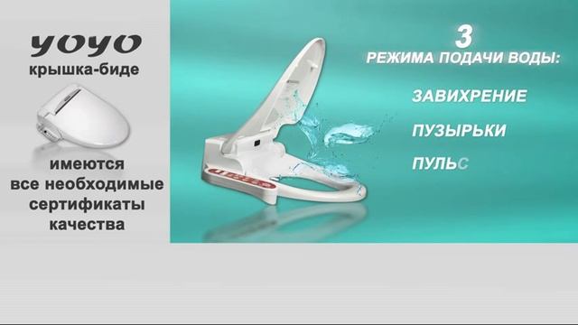 Электронная крышка-биде YOYO смотреть онлайн