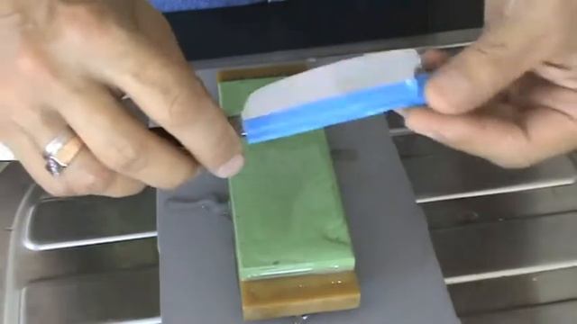 Реставрация опасной бритвы Joseph Elliot straight razor restoration смотреть онлайн