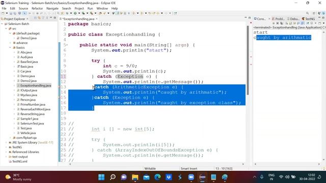 #13. Exception handling in Java - Part 2 смотреть онлайн