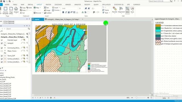Adding a Legend to a map layout in MapInfo Pro смотреть онлайн