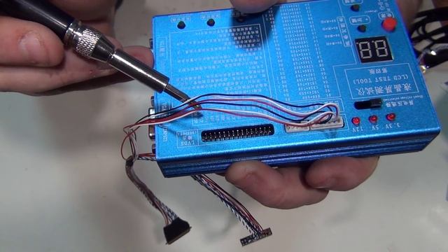 Прибор для проверки LCD матриц. смотреть онлайн