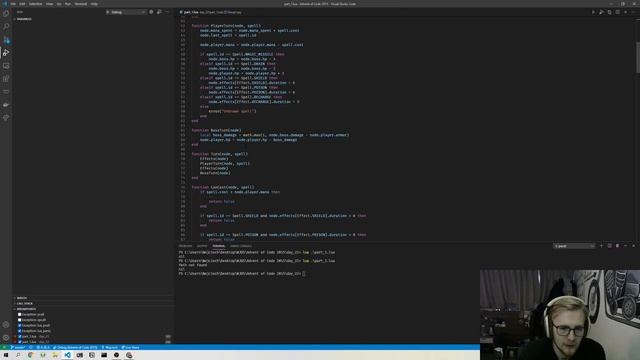 Learning Lua with AOC 2015 Day 22 Retry | W&J Dev School смотреть онлайн