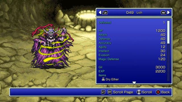 Final Fantasy I Pixel Remaster Complete Bestiary смотреть онлайн