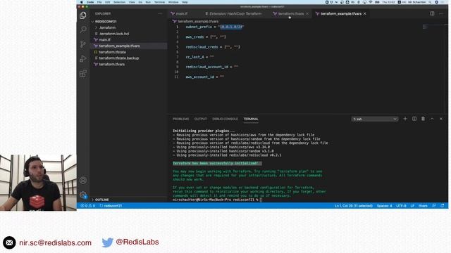 RedisConf 2021: Using HashiCop Terraform to Automate Redis Enterprise Cloud смотреть онлайн