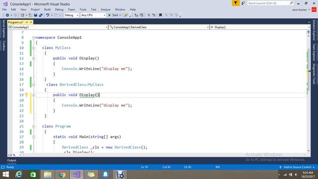 method shadowing in c# смотреть онлайн