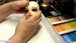 Как вставить глаза кукле этап 9 БЖД| КуколМир