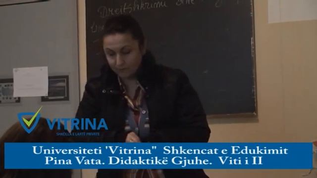 Universiteti 'Vitrina" Shkencat e Edukimit. "Didaktikë". Viti i Dytë. Pina Vata.1 смотреть онлайн