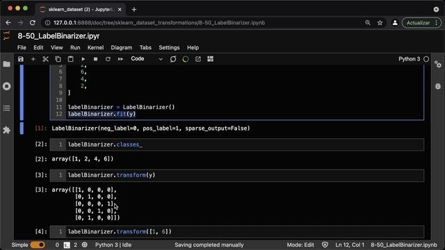 ML con scikit-learn Ep 23.01 | Transformación de la variable targen usando LabelBinarizer смотреть онлайн