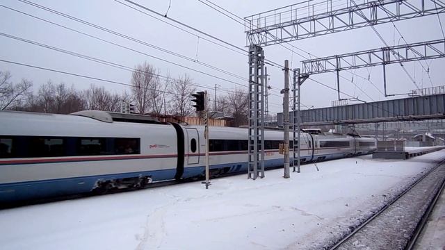 Электропоезд ЭВС2-02 "Сапсан" (ТЧ-40) скоростной поезд № 757Н, Нижний Новгород - Санкт-Петербург. смотреть онлайн