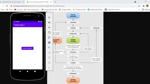 Android Activity Lifecycle | Android Development Urdu/Hindi смотреть онлайн