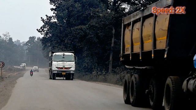 Indian Trucks. 18 wheel TATA Trucks. Coal Transport смотреть онлайн