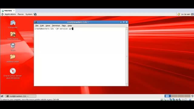 Stopping the iptables service смотреть онлайн