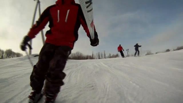 Горные лыжи Чертовицы Воронеж, GoPro HD2