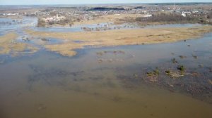 Половодье в п.Санчурск# р.Б.Кокшага.Кировская обл.