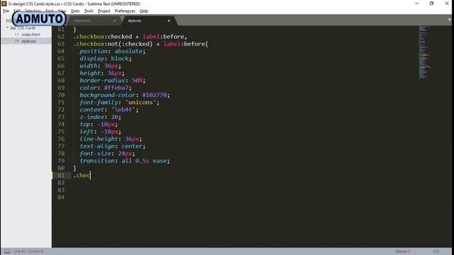3D Login form - HTML, CSS and Bootstrap by ADMUTO смотреть онлайн