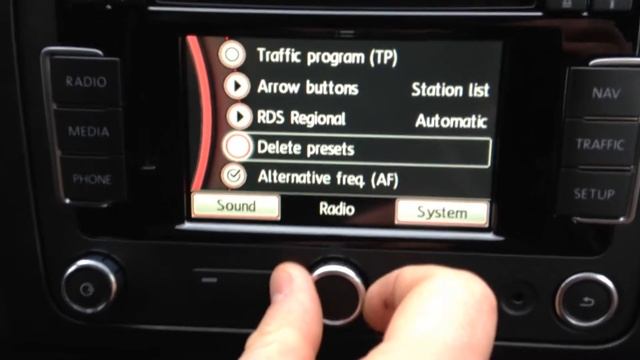 VW RNS 315 EU смотреть онлайн