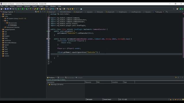 Hoe maak je een Java plugin | #2 Minecraft tutorial | ChatColors смотреть онлайн