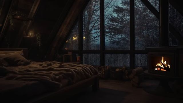 Rain Sounds For Sleeping | Goodbye Anxiety And Fatigue Immediately With Gentle Rain | Cozy Ambience