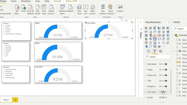 Use Gauge Visual in Power BI | Gauge Visual in Power BI Desktop смотреть онлайн