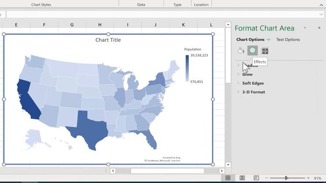 Create a Map Chart in Excel смотреть онлайн