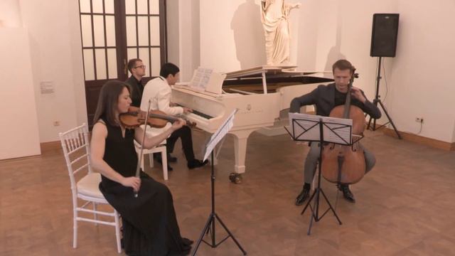 Камиль Сен-Санс Фортепианное трио ми минор 1 часть