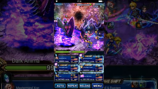 [FFBE] Dark Vision #10 Dark Anima 5 and 11 Turn Strategy, No cap смотреть онлайн