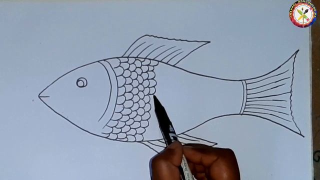 Fish sketch drawing | fish drawing | goldfish drawing step by step смотреть онлайн