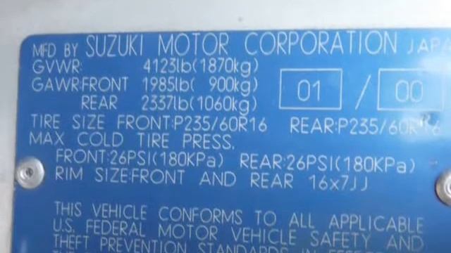 2000 Suzuki Grand Vitara 4dr JLX Auto 4WD (SAN ANTONIO, Texas)
