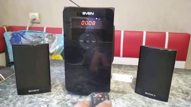 Мини центр USB/MP3/FM/AUX "Sven HT-200" смотреть онлайн