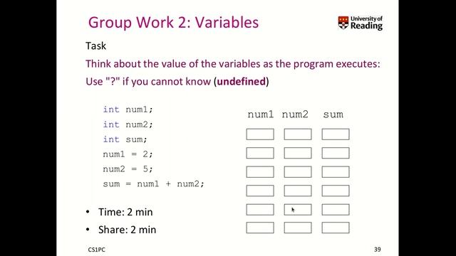 Week 3-1-6 Executing a Program like a Computer: Quizz смотреть онлайн