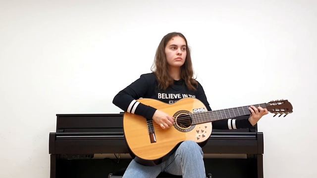 Natália Matejovová | The Beatles - Let It Be | Gitarová akadémia смотреть онлайн