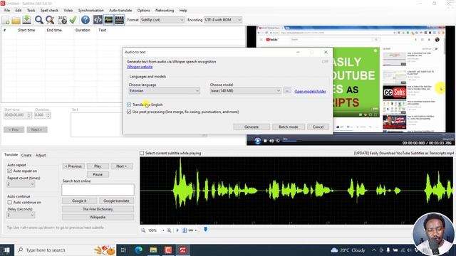 2 Modes of Whisper In Subtitle Edit and Other Improvements to Whisper in Subtitle Edit 3.6.10 смотреть онлайн