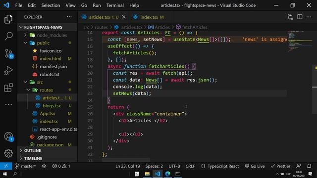 React Router V6 app - Typescript смотреть онлайн