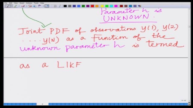 Likelihood Function and Maximum Likelihood (ML) Estimate смотреть онлайн